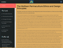 Tablet Screenshot of permaculturefundamentals.com